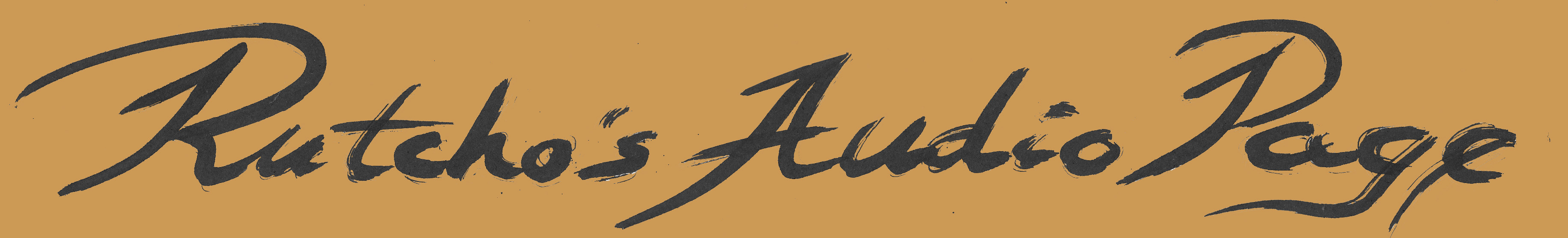 Ruitcho's page dedicated to hi-end audio 